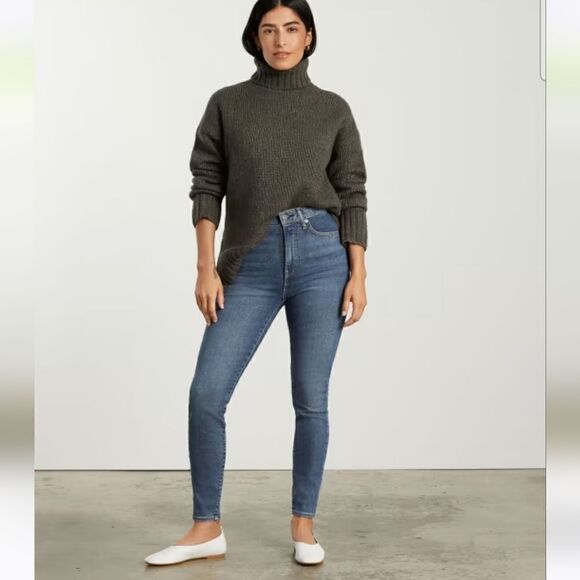 Everlane The Authentic Stretch High Rise Skinny Jeans Size 26 - Picture 1 of 13